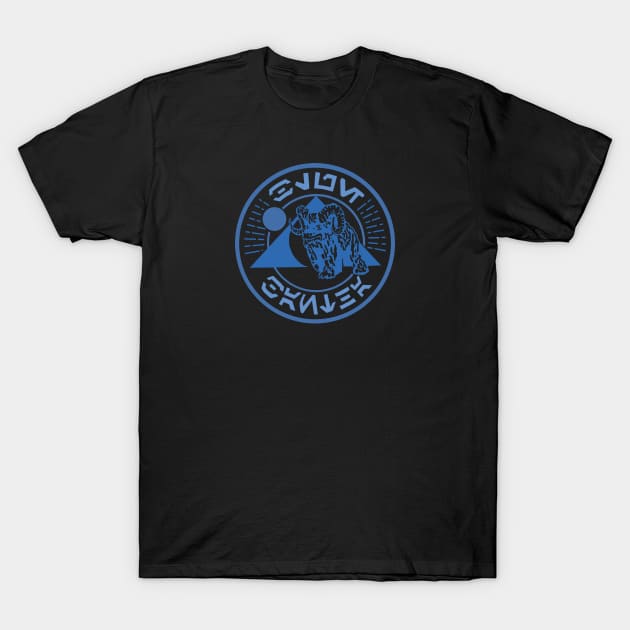 Galaxy's Edge Blue Bantha T-Shirt by GeekGiftGallery